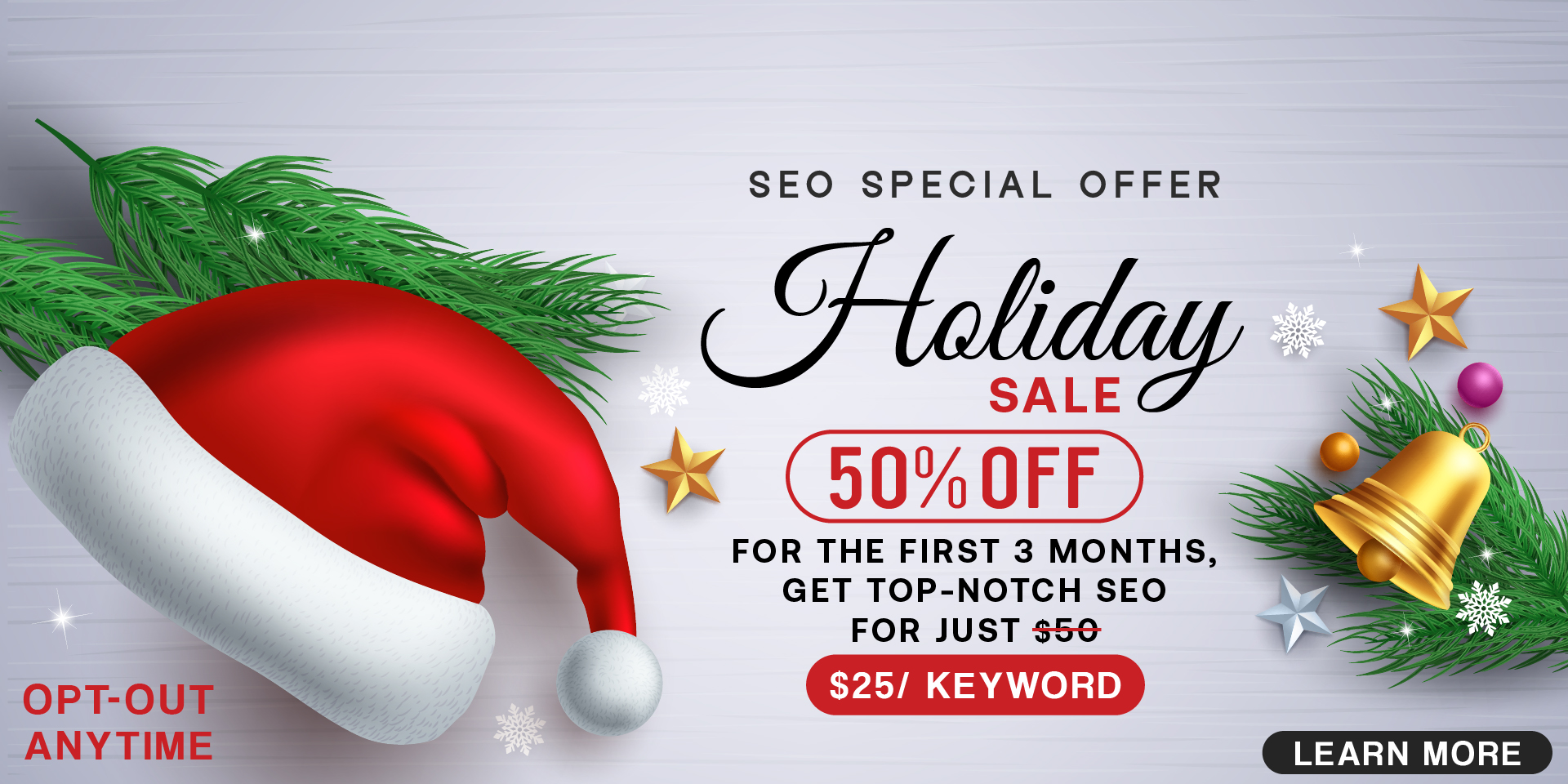 Lift Off SEO, Holiday Sale